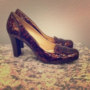 Cole Hann Nike Air Patent Leather Tortoise Shoes